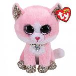 Pliušinis žaislas TY Beanie Boos Fiona, rožinis, 15 cm