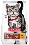 Sausas kačių maistas Hill's Science Plan Feline Adult Hairball Indoor, vištiena, 1.5 kg