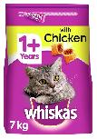 Sausas kačių maistas Whiskas Cat Complete Dry Chicken, vištiena, 7 kg