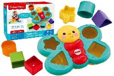 Lavinimo žaislas Fisher Price Butterfly Shape Sorter ZA3627, 9 cm, įvairių spalvų, 7 vnt.