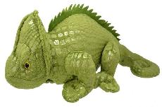 Pliušinis žaislas Wild Planet Chameleon 51894, žalias, 13 cm