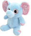 Pliušinis žaislas Wild Planet Elephant 53455, mėlynas, 15 cm