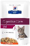 Šlapias kačių maistas Hill's Prescription Diet Digestive Care i/d Feline, vištiena, 0.085 kg