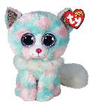 Pliušinis žaislas TY Beanie Boo Opal Cat, įvairių spalvų, 15 cm