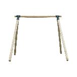 Medinės sūpynės vaikams 4IQ Wooden Swing Frame Swing, 250 cm, rudos