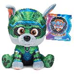 Pliušinis žaislas Paw Patrol Mighty Pups Movie Rocky, žalias, 15 cm