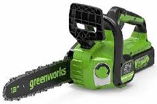 Akumuliatorinis grandininis pjūklas Greenworks GD24CS30, 30 cm, be akumuliatoriaus