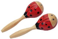 Barškutis Goki Maracas Ladybird