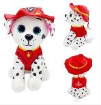 Pliušinis žaislas HappyJoe Paw Patrol Marshal, baltas/juodas/raudonas, 25 cm