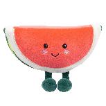 Pliušinis žaislas PMS Softlings Watermelon Food, raudonas/žalias, 16 cm