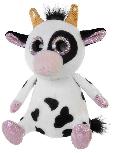 Pliušinis žaislas Wild Planet Cow, baltas/juodas, 18 cm