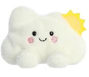 Pliušinis žaislas Aurora Palm Pals Cloud, baltas, 7 cm