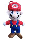 Pliušinis žaislas HappyJoe Super Mario RB87769579, mėlynas/raudonas, 18 cm