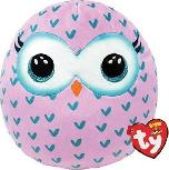 Pliušinis žaislas TY Winks Owl 471584, mėlynas/rožinis, 22 cm