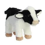 Pliušinis žaislas Aurora Cow 200797A, baltas/juodas, 25 cm