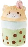 Pliušinis žaislas katė Epee Bubble Tea Bubbles Melon Kitten, įvairių spalvų, 21 cm