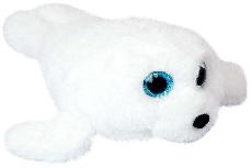 Pliušinis žaislas ruonis Wild Planet Baby Seal, baltas, 9 cm