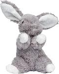 Pliušinis žaislas Molli Toys Rabbit 428168, pilkas, 17 cm