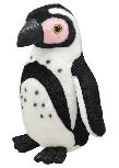 Pliušinis žaislas Wild Planet Cape Penguin, baltas/juodas, 23 cm