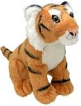 Pliušinis žaislas Wild Planet Tiger 55791, rudas/baltas, 19 cm