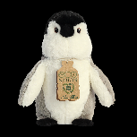 Pliušinis žaislas Aurora Eco Nation Penguin, baltas/juodas/pilkas, 24 cm