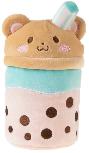 Pliušinis žaislas meška Epee Bubble Tea Bubbles Sugar Bear, įvairių spalvų, 21 cm