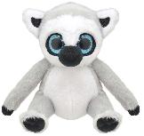 Pliušinis žaislas lemūras Wild Planet Lemur, baltas/pilkas, 16 cm