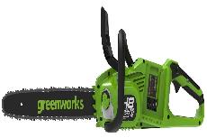 Akumuliatorinis grandininis pjūklas Greenworks GD24X2CS36, 36 cm, be akumuliatoriaus