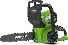 Akumuliatorinis grandininis pjūklas Greenworks g40cs30 Gen II, 30 cm, be akumuliatoriaus