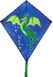 Aitvaras Dragon Fly Diamond Kite, 70 cm x 60 cm, mėlyna/žalia