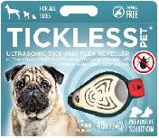 Ultragarsinis pakabukas nuo erkių Tickless Pet Ultrasonic Tick & Flea Repeller, smėlio