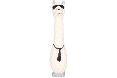 Žaislas šuniui Flamingo Debu Llama, 6.9 cm, balta, L