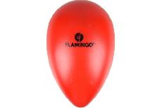 Žaislas šuniui Flamingo Egg Ovo, 25 cm, Ø 16.5 cm, raudona, L