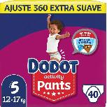 Sauskelnės-kelnaitės Dodot Pants Activity, 5 dydis, 12 - 17 kg, 40 vnt.