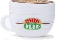 Belaidės ausinės Lazerbuilt Friends Central Perk, balta