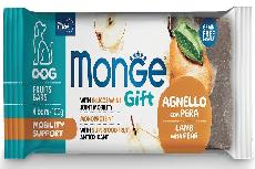 Skanėstas šunims Monge Gift Fruit Bars Mobility Support Lamb With Pear, ėriena, 0.1 kg, 2 vnt.