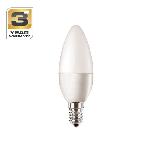 Lemputė Standart LED, B35, šiltai balta, E14, 5.5 W, 470 lm