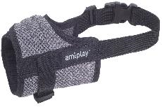 Antsnukis Amiplay Air, M, pilka