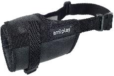 Antsnukis Amiplay, XL, juoda