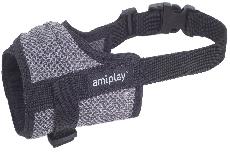 Antsnukis Amiplay Air, XS, pilka