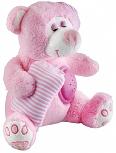 Pliušinis žaislas Madej Teddy Bear 068086, rožinis, 30 cm