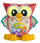 Žaislinis gyvūnas Fisher Price Light Up & Learn Owl HJN58, anglų, lenkų