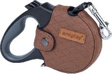 Automatinis pavadėlis Amiplay Cambridge, rudas, XL 5m