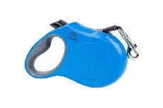 Automatinis pavadėlis Amiplay Retractable Leash Infini, mėlynas/juodas, 5 m