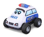 Interaktyvus žaislas BB Junior My 1st Soft Car Police Car, mėlyna/balta