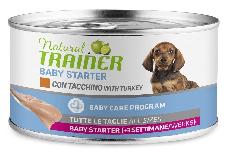 Šlapias šunų maistas Natural Trainer Baby Starter Turkey, kalakutiena, 0.14 kg