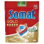 Indaplovių tabletės Somat gold, 34 vnt.