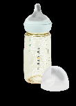 Kūdikių buteliukas Marcus & Marcus PPSU Transition Feeding Bottle, 300 ml, 0 mėn., žydra