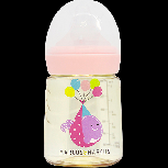 Kūdikių buteliukas Marcus & Marcus PPSU Transition Feeding Bottle Willo, 180 ml, 0 mėn., rožinė/violetinė