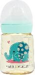 Kūdikių buteliukas Marcus & Marcus PPSU Transition Feeding Bottle Ollie, 180 ml, 0 mėn., mėlyna/žalia